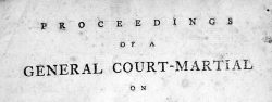 The Court Martial of Captain Robert Hedges
