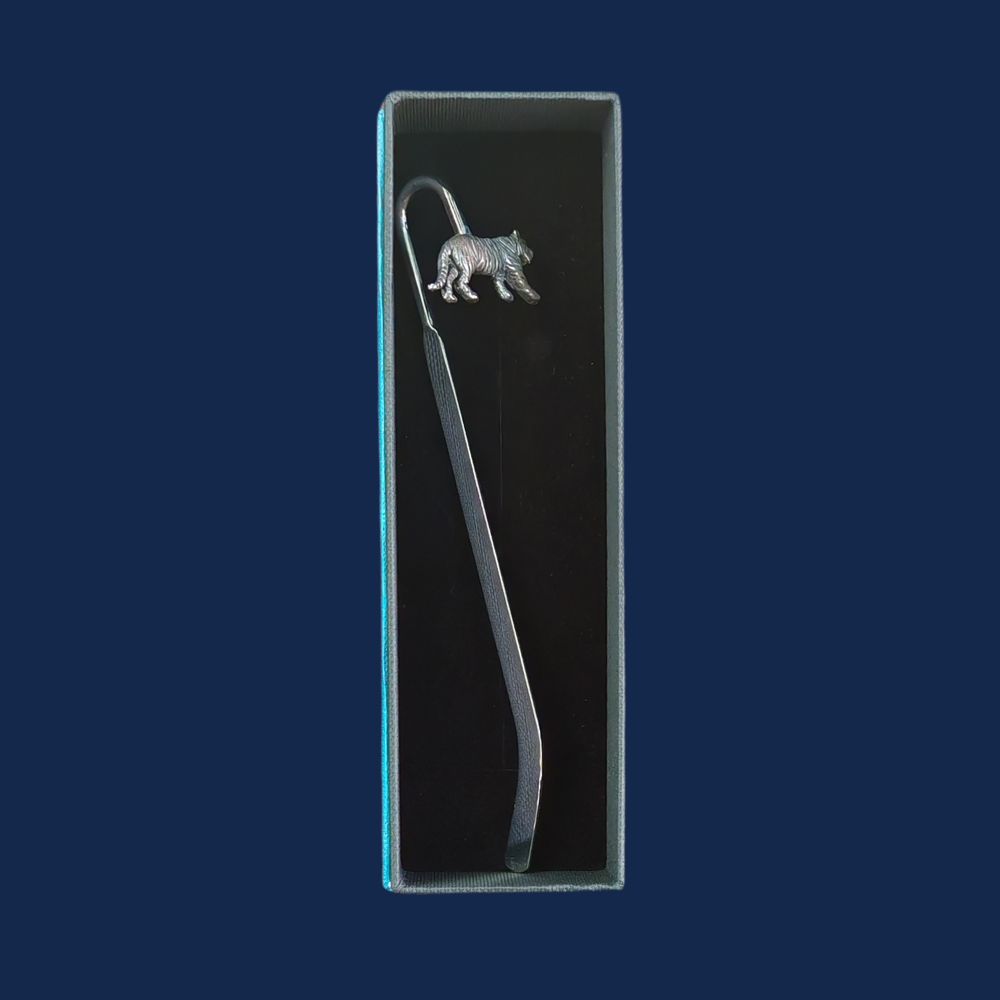 Pewter Tiger Bookmarks